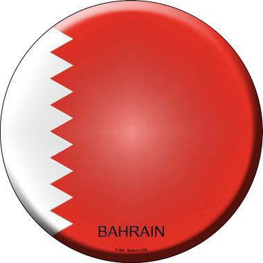 Bahrain Country Novelty Metal Circular Sign