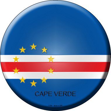 Cape Verde Country Novelty Metal Circular Sign