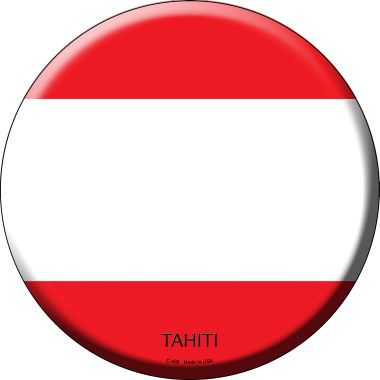 Tahiti Country Novelty Metal Circular Sign