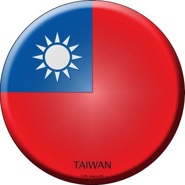 Taiwan Country Novelty Metal Circular Sign