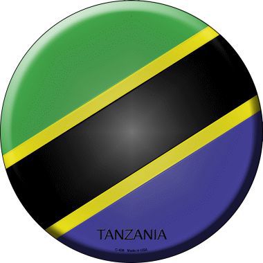 Tanzania Country Novelty Metal Circular Sign