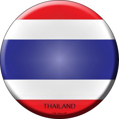 Thailand Country Novelty Metal Circular Sign
