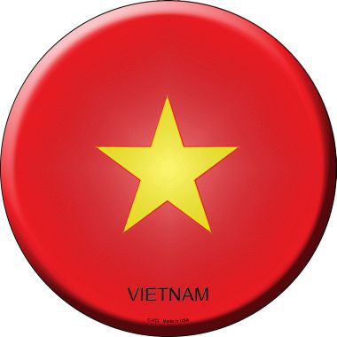 Vietnam Country Novelty Metal Circular Sign