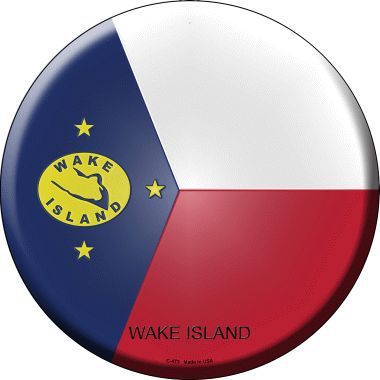 Wake Island Novelty Metal Circular Sign