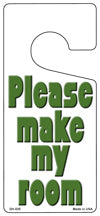 Please Make My Room Novelty Metal Door Hanger DH-025