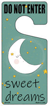 Sweet Dreams Novelty Metal Door Hanger DH-076