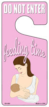 Feeding Time Pink Novelty Metal Door Hanger DH-093