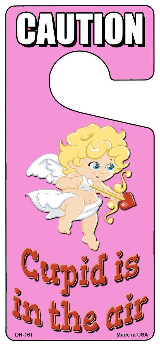 Cupid Is In The Air Novelty Metal Door Hanger