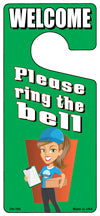 Please Ring The Bell Novelty Metal Door Hanger DH-195