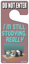 Im Still Studying Really Novelty Metal Door Hanger DH-207