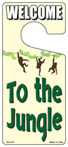 To The Jungle Novelty Metal Door Hanger DH-216