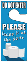 Leave It At The Door Novelty Metal Door Hanger DH-266