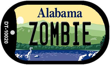 Zombie Alabama Novelty Metal Dog Tag Necklace DT-10020