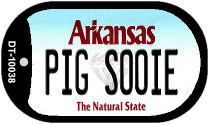 Pig Sooie Arkansas Novelty Metal Dog Tag Necklace DT-10038