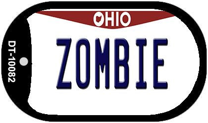 Zombie Ohio Novelty Metal Dog Tag Necklace DT-10082