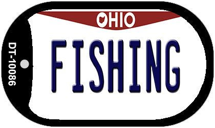 Fishing Ohio Novelty Metal Dog Tag Necklace DT-10086