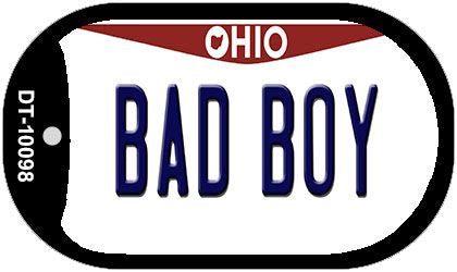 Bad Boy Ohio Novelty Metal Dog Tag Necklace DT-10098