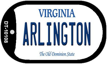 Arlington Virginia Novelty Metal Dog Tag Necklace DT-10108