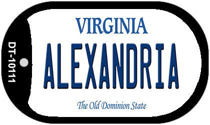 Alexandria Virginia Novelty Metal Dog Tag Necklace DT-10111