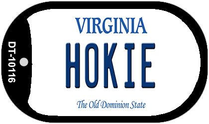 Hokie Virginia Novelty Metal Dog Tag Necklace DT-10116