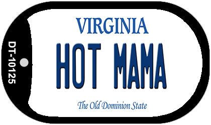Hot Mama Virginia Novelty Metal Dog Tag Necklace DT-10125