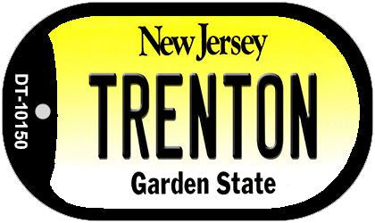 Trenton New Jersey Novelty Metal Dog Tag Necklace DT-10150