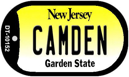 Camden New Jersey Novelty Metal Dog Tag Necklace DT-10152
