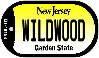 Wildwood New Jersey Novelty Metal Dog Tag Necklace DT-10153
