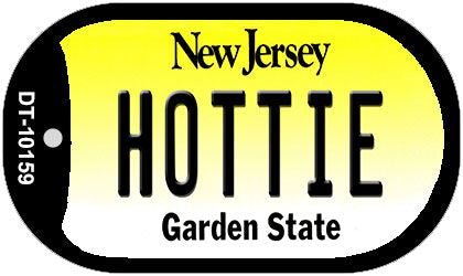 Hottie New Jersey Novelty Metal Dog Tag Necklace DT-10159