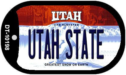 Utah State Novelty Metal Dog Tag Necklace DT-10198