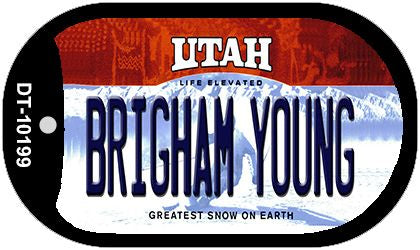 Brigham Young Utah Novelty Metal Dog Tag Necklace DT-10199