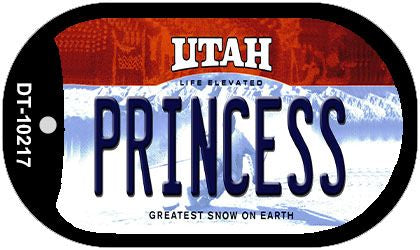Princess Utah Novelty Metal Dog Tag Necklace DT-10217