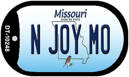N Joy MO Missouri Novelty Metal Dog Tag Necklace DT-10248