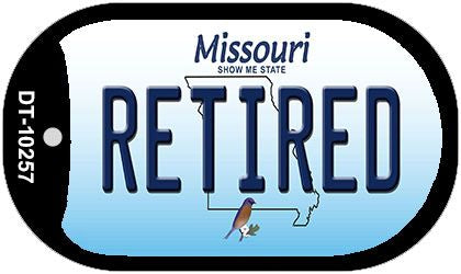 Retired Missouri Novelty Metal Dog Tag Necklace DT-10257