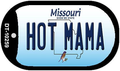 Hot Mama Missouri Novelty Metal Dog Tag Necklace DT-10259