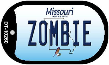 Zombie Missouri Novelty Metal Dog Tag Necklace DT-10260