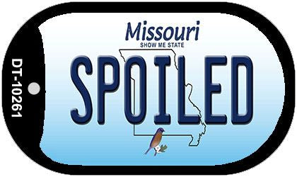 Spoiled Missouri Novelty Metal Dog Tag Necklace DT-10261