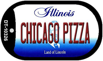 Chicago Pizza Illinois Novelty Metal Dog Tag Necklace DT-10326