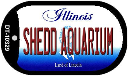 Shedd Aquarium Illinois Novelty Metal Dog Tag Necklace DT-10329