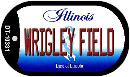 Wrigley Field Illinois Novelty Metal Dog Tag Necklace DT-10331