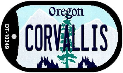 Coroallis Oregon Novelty Metal Dog Tag Necklace DT-10349