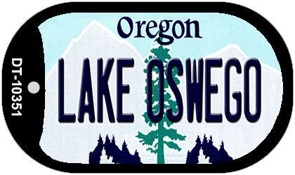 Lake Oswego Oregon Novelty Metal Dog Tag Necklace DT-10351