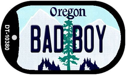 Bad Boy Oregon Novelty Metal Dog Tag Necklace DT-10380