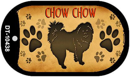 Chow Chow Novelty Metal Dog Tag Necklace DT-10438