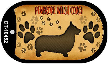 Pembroke Welsh Corgi Novelty Metal Dog Tag Necklace DT-10452
