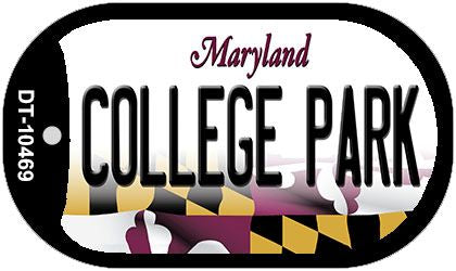 College Park Maryland Novelty Metal Dog Tag Necklace DT-10469