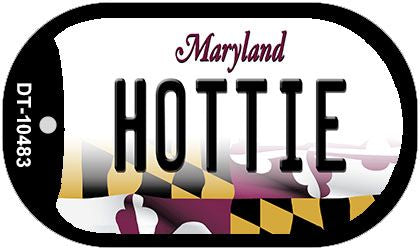 Hottie Maryland Novelty Metal Dog Tag Necklace DT-10483