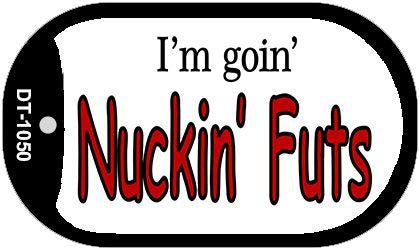 Nuckin Futs Novelty Metal Dog Tag Necklace DT-1050