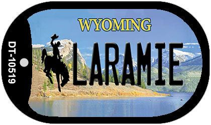 Laramie Wyoming Novelty Metal Dog Tag Necklace DT-10519