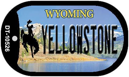 Yellowstone Wyoming Novelty Metal Dog Tag Necklace DT-10526